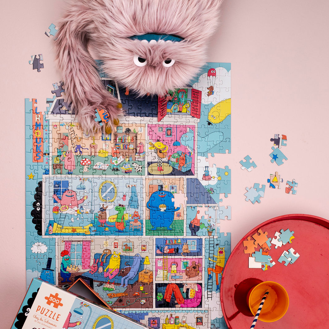 Moulin Roty Puslespil 500 brk, Home of the Schmouks