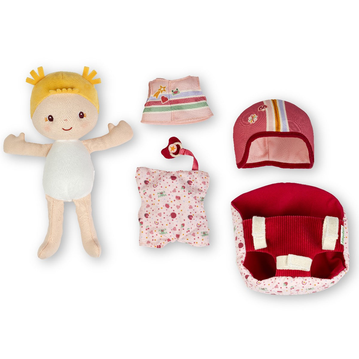 Lilliputiens Lena dukker og cykelstol