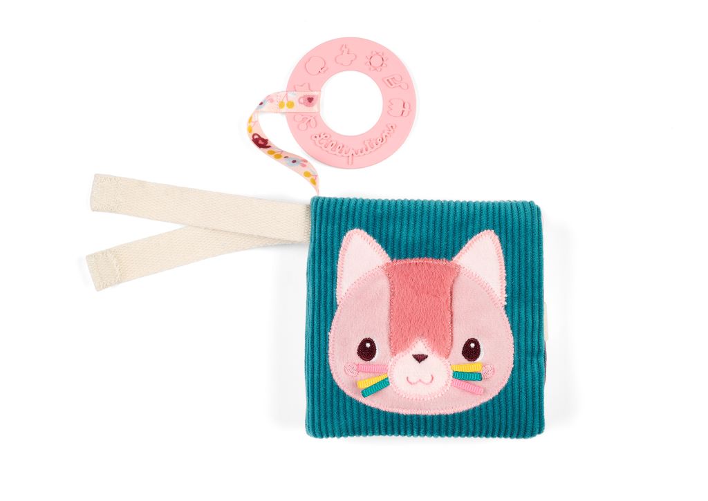 Lilliputiens, Jeanne stofbog til baby med bidering