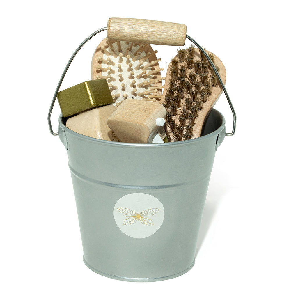 By Astrup Vand- og foderspand til kæphest, Uden tilbehør