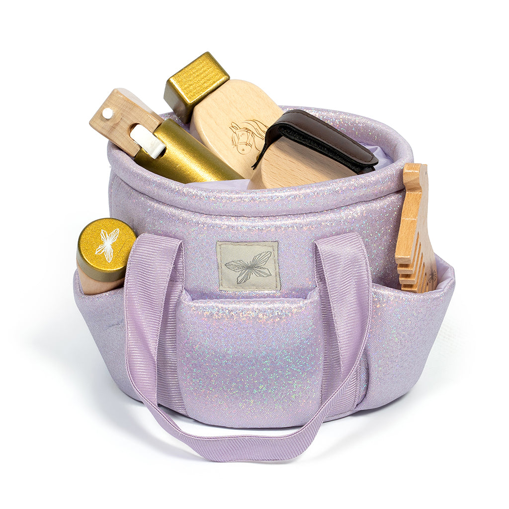 By Astrup Strigletaske til kæphest, Lilla - Uden tilbehør