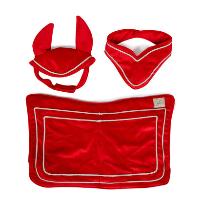 By Astrup tilbehør til kæphest, stævnesæt - Rød