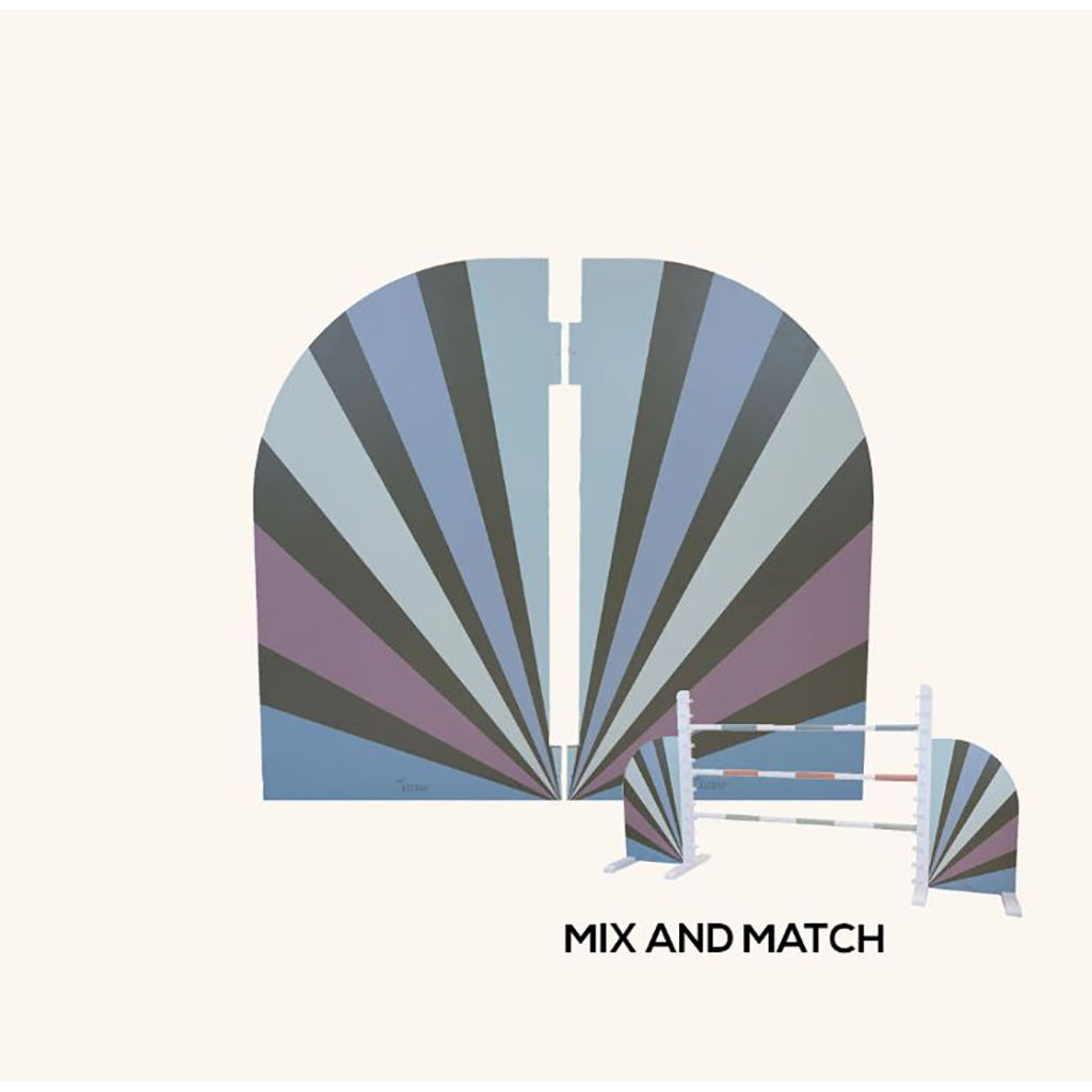 By Astrup kæpheste tilbehør, springsider (vinger) - Stripes