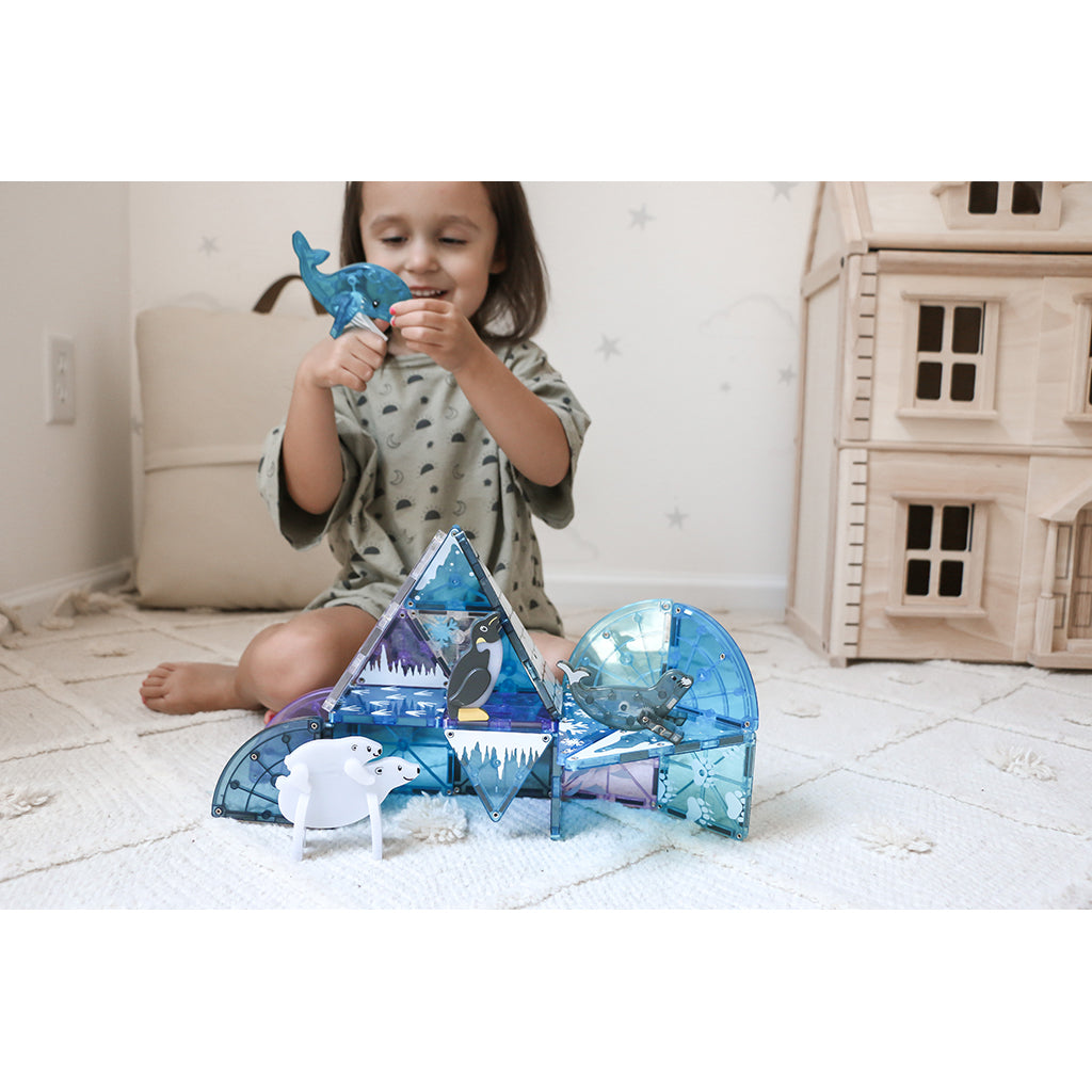 Magna-Tiles Magnetisk byggesæt, Artic animals - 25 dele