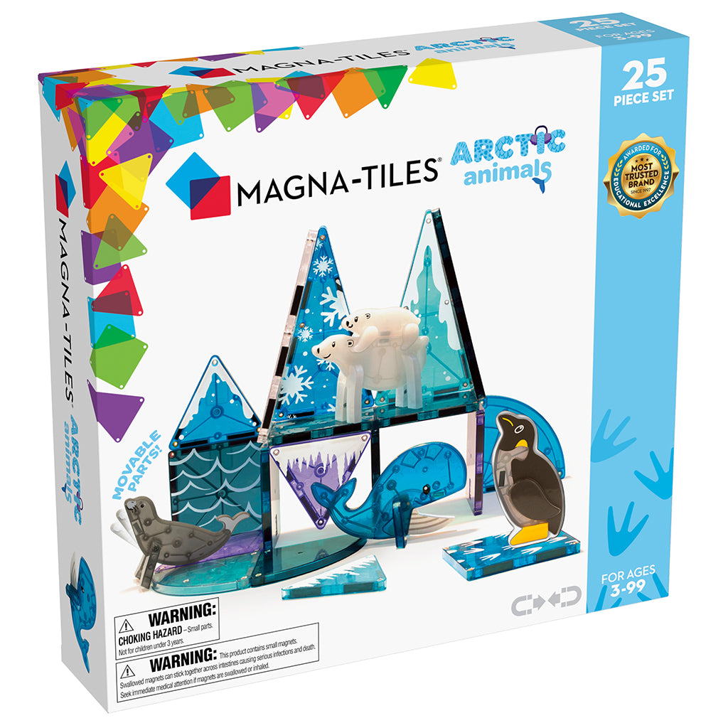 Magna-Tiles Magnetisk byggesæt, Artic animals - 25 dele