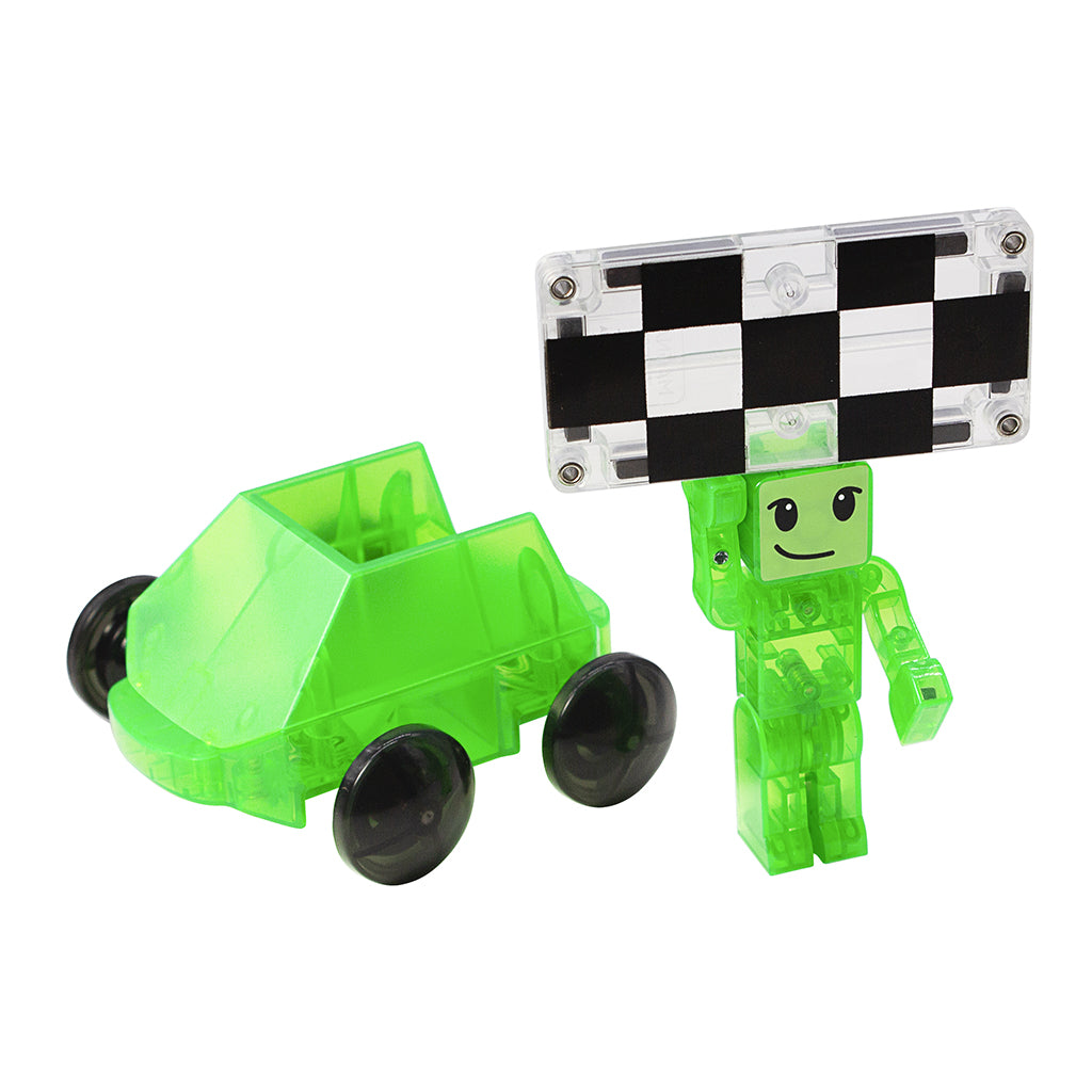 Magna-Tiles Downhill Duo, Magnetisk byggesæt m. 40 dele