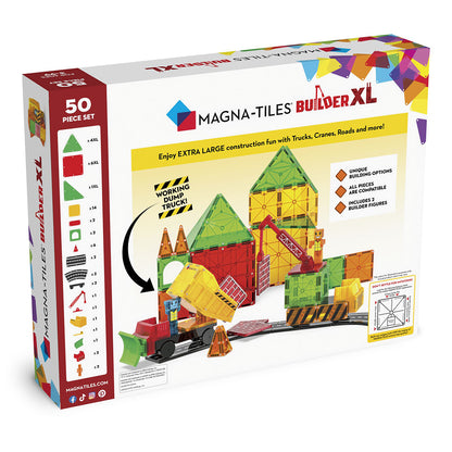 Magna-Tiles Byggepladesæt XL, Magnetisk byggesæt m 50 dele