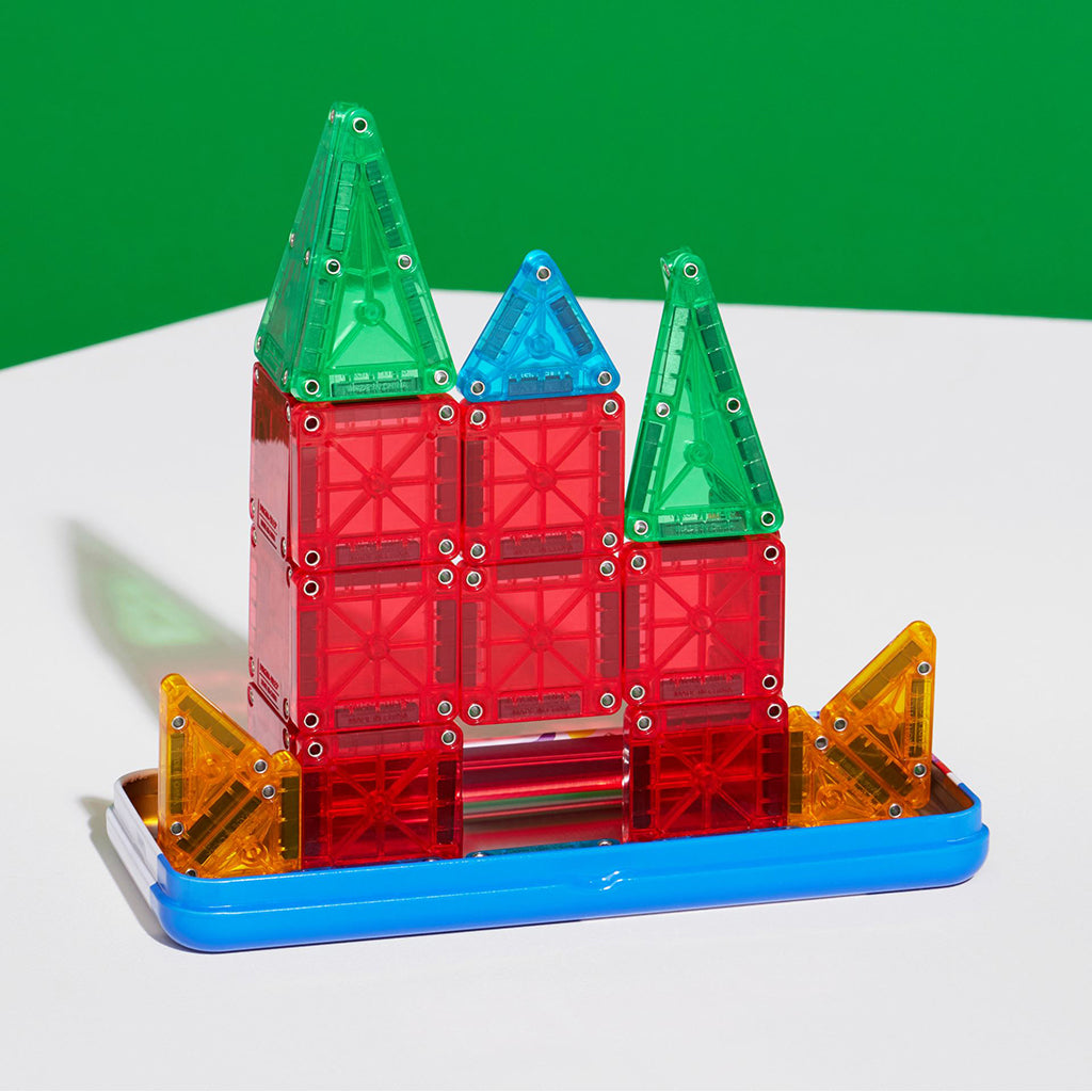 Magna-Tiles MicroMags rejsesæt, Magnetisk byggesæt m 26 dele