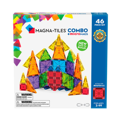 Magna-Tiles MicroMags Combo, Magnetisk byggesæt m 46 dele