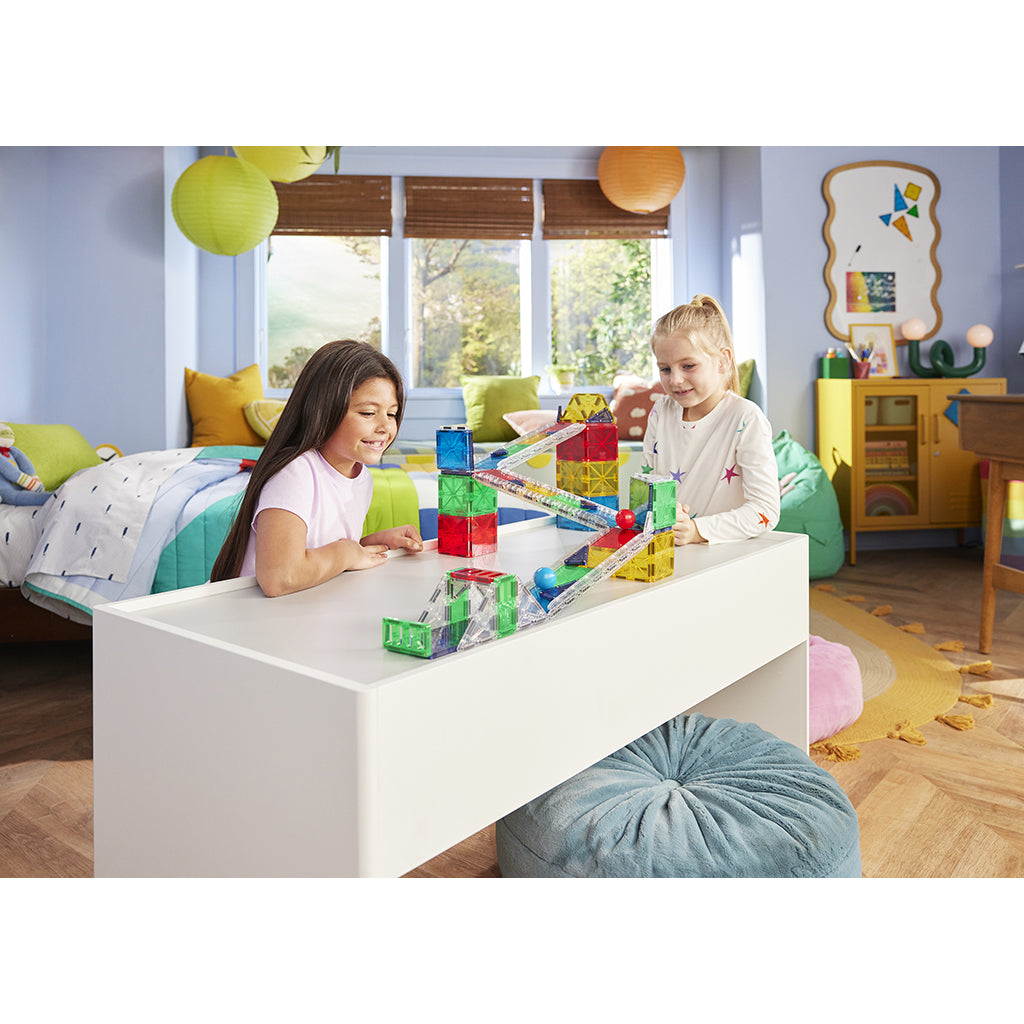 Magna-Tiles Magnetisk byggesæt, Rail Racer - dele