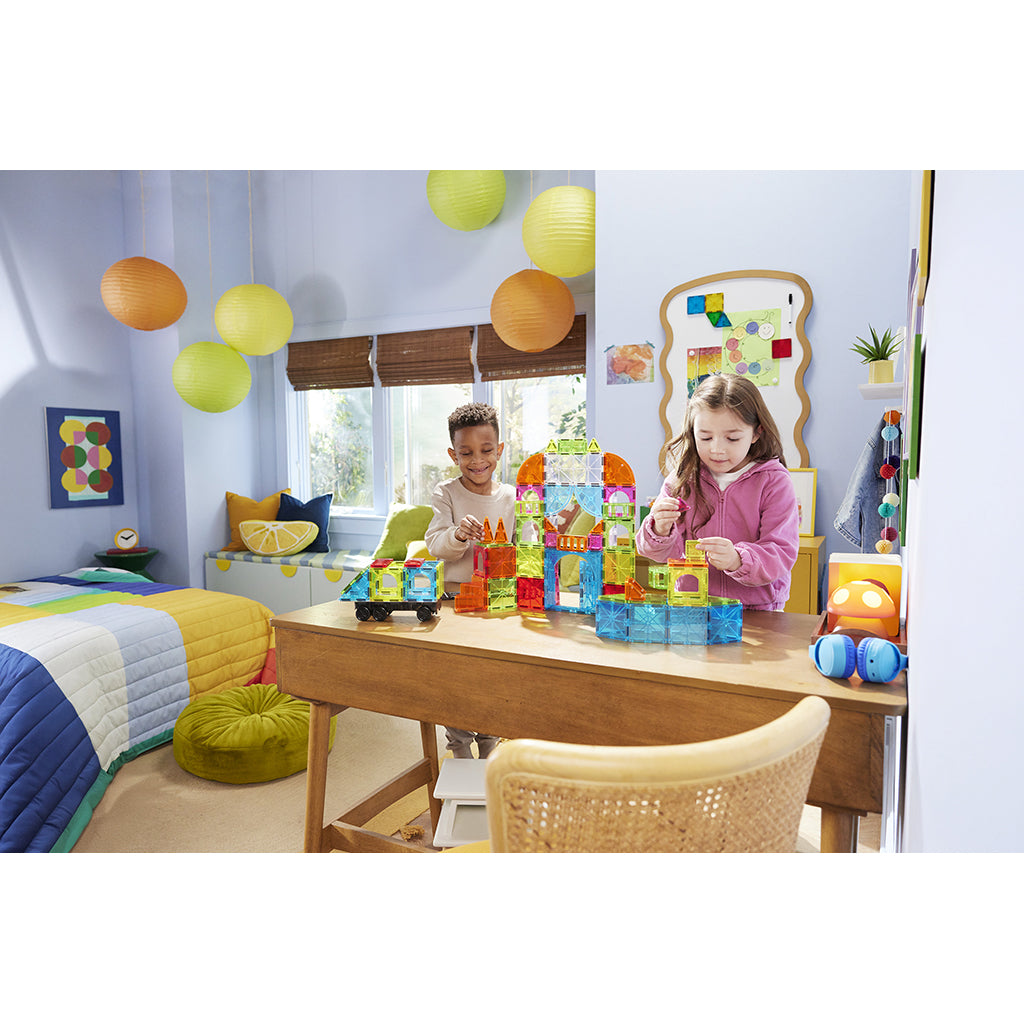 Magna-Tiles Magnetisk byggesæt, City Center - 110 dele