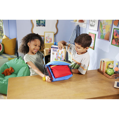 Magna-times Magnetisk Byggesæt, microMAGS Deluxe rejsesæt i æske - 55 dele