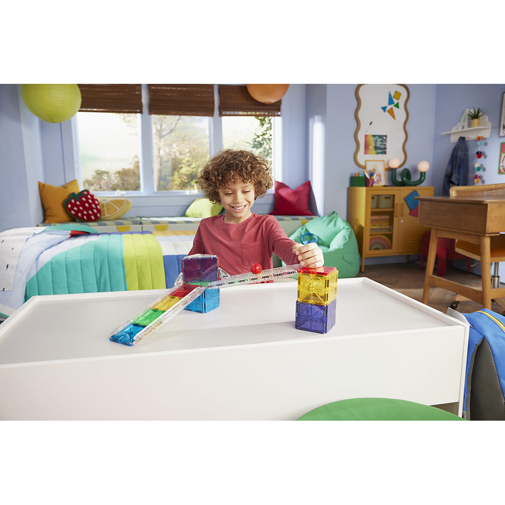 Magna-Tiles Magnetisk byggesæt, Kuglebane - 33 dele