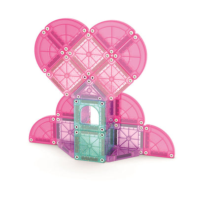 Magna-Tiles magnetisk byggesæt, Heart to Heart, rejsesæt m. 26 dele