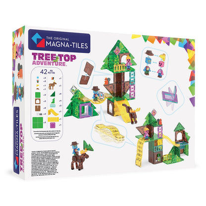 Magna-Tiles magnetisk byggesæt, Tree Top Adventure m 42 dele
