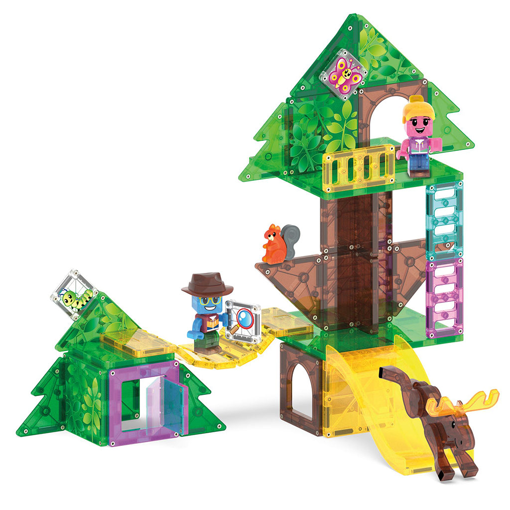 Magna-Tiles magnetisk byggesæt, Tree Top Adventure m 42 dele