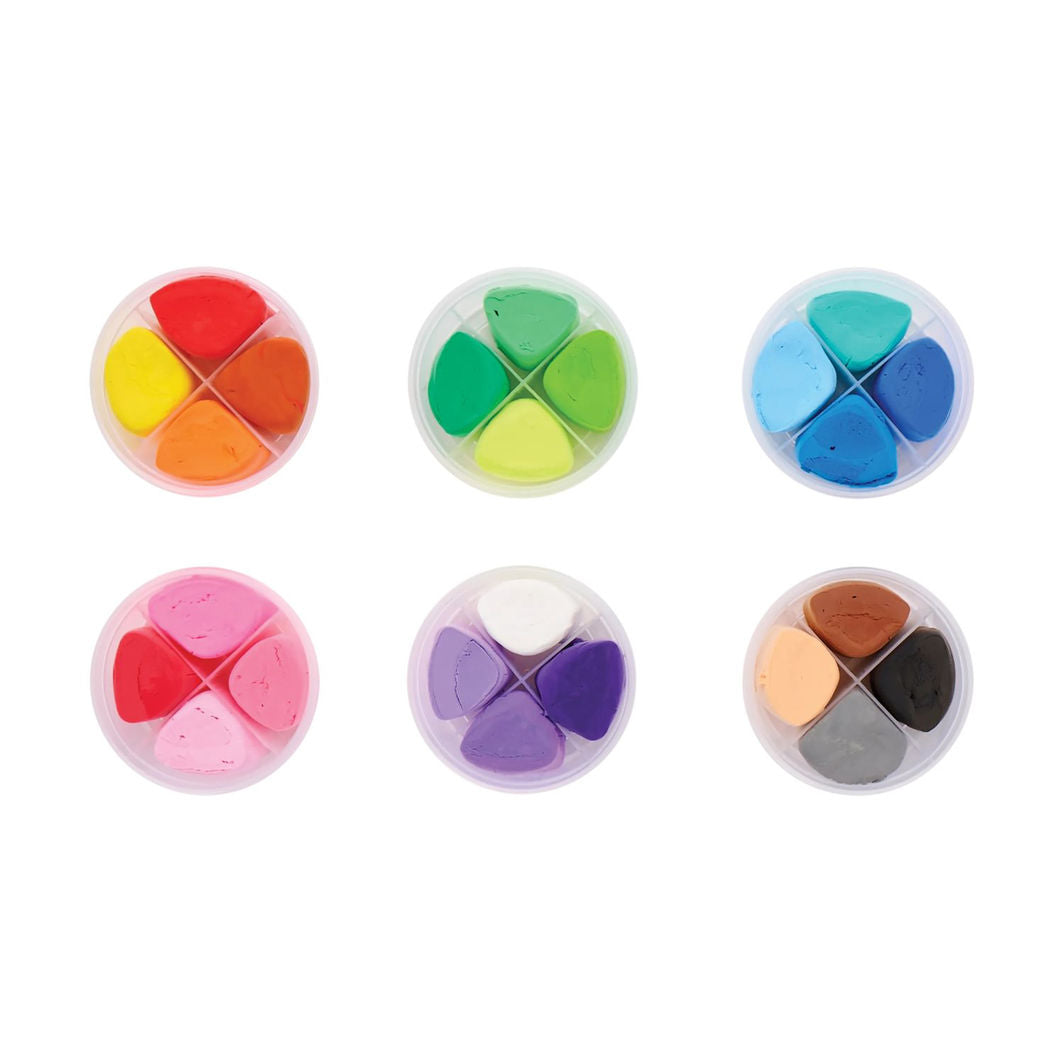 Ooly Selvhærdende ler, Deluxe Kit 24 farver - Creatibles