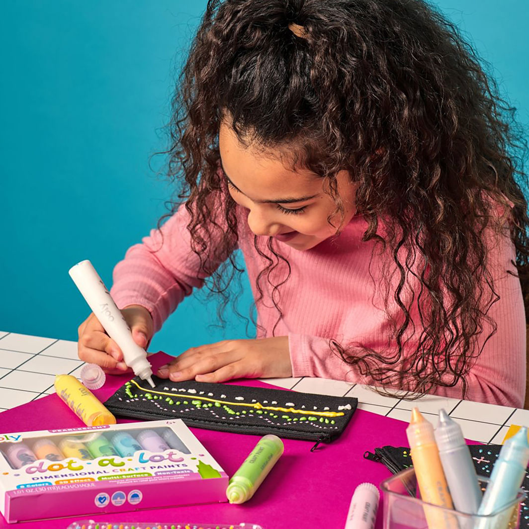 Ooly 3D effekt prikmaling 8 stk - Dot-a-Lot Bright