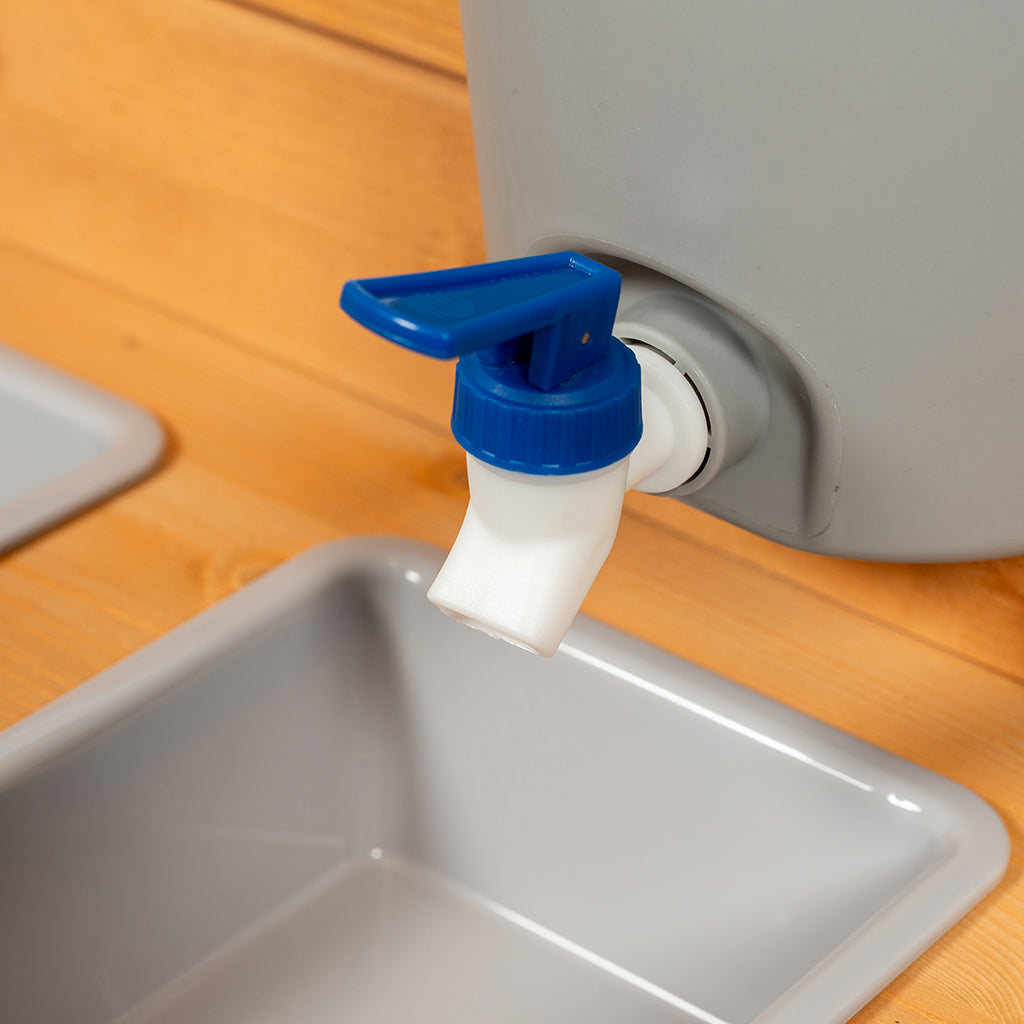 Mamamemo Mudkitchen, udekøkken i træ til leg med mudder