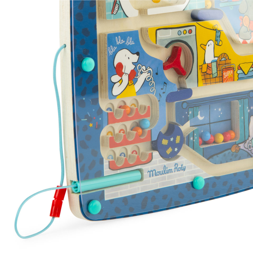Moulin Roty Magnetisk labyrint, Puce &amp; Pilou