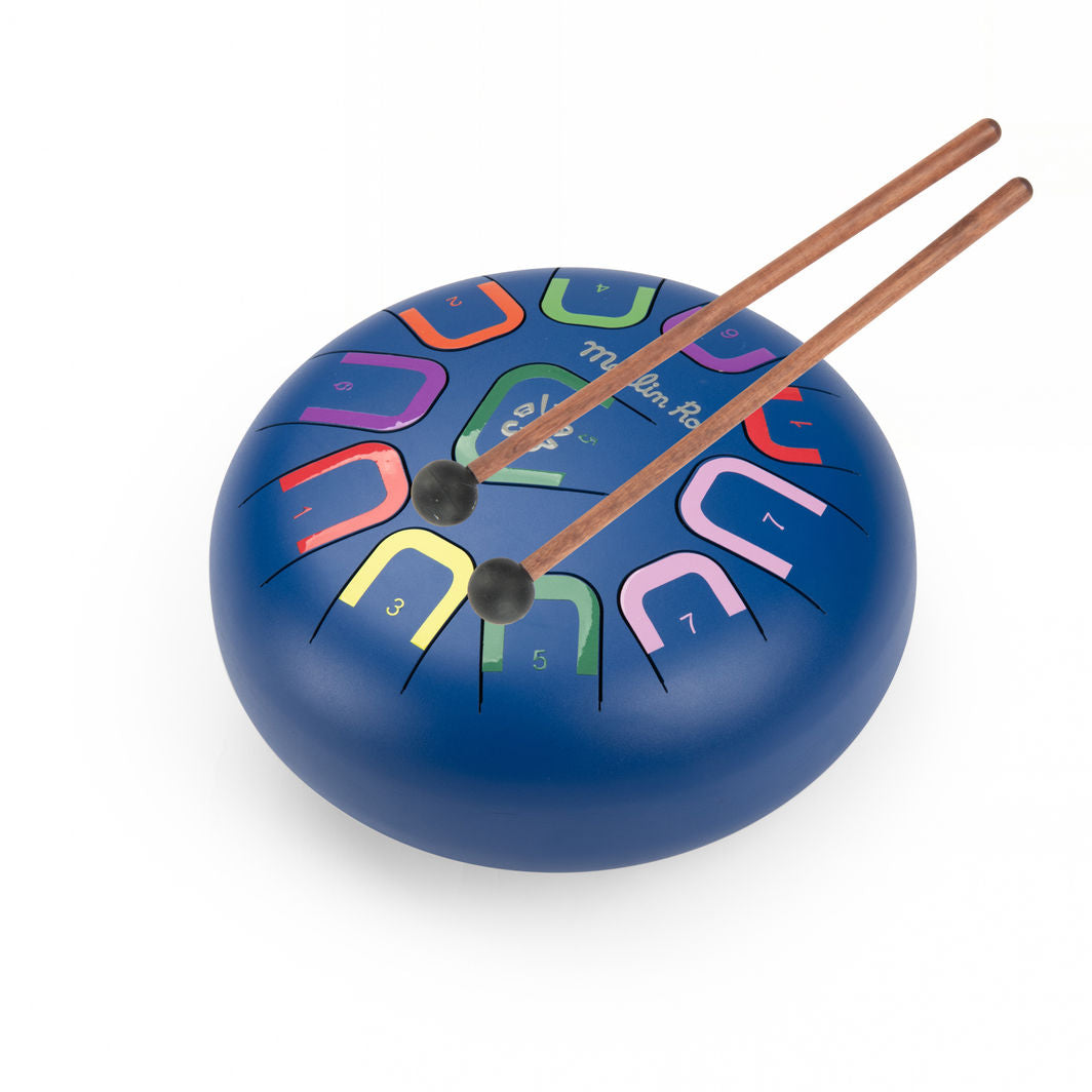 Moulin Roty Musikinstrument, Tungetromme stor - Puce &amp; Pilou