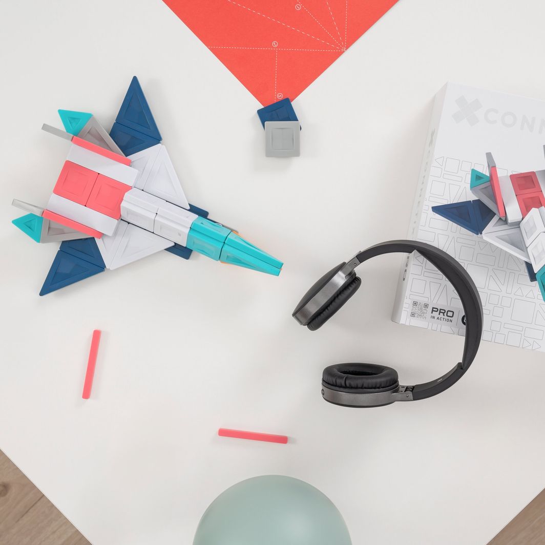 Connetix Pro Constructor Set, Magnetisk byggesæt m. - 70 dele