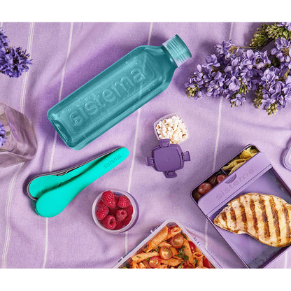 Sistema drikkedunk, Square bottle, 1 L - Ocean blue