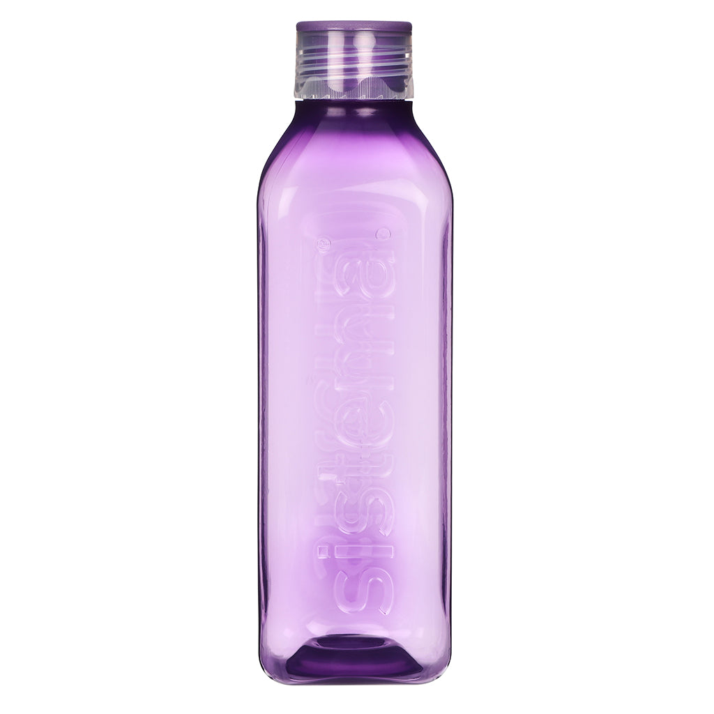 Sistema drikkedunk, Square bottle, 1 L - Misty purple