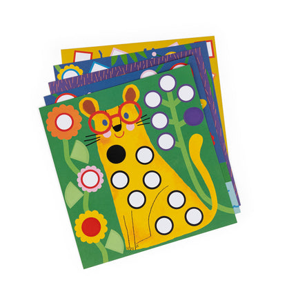 Moulin Roty - Klistermærker 300 stk - Geometri - Les Toupitis