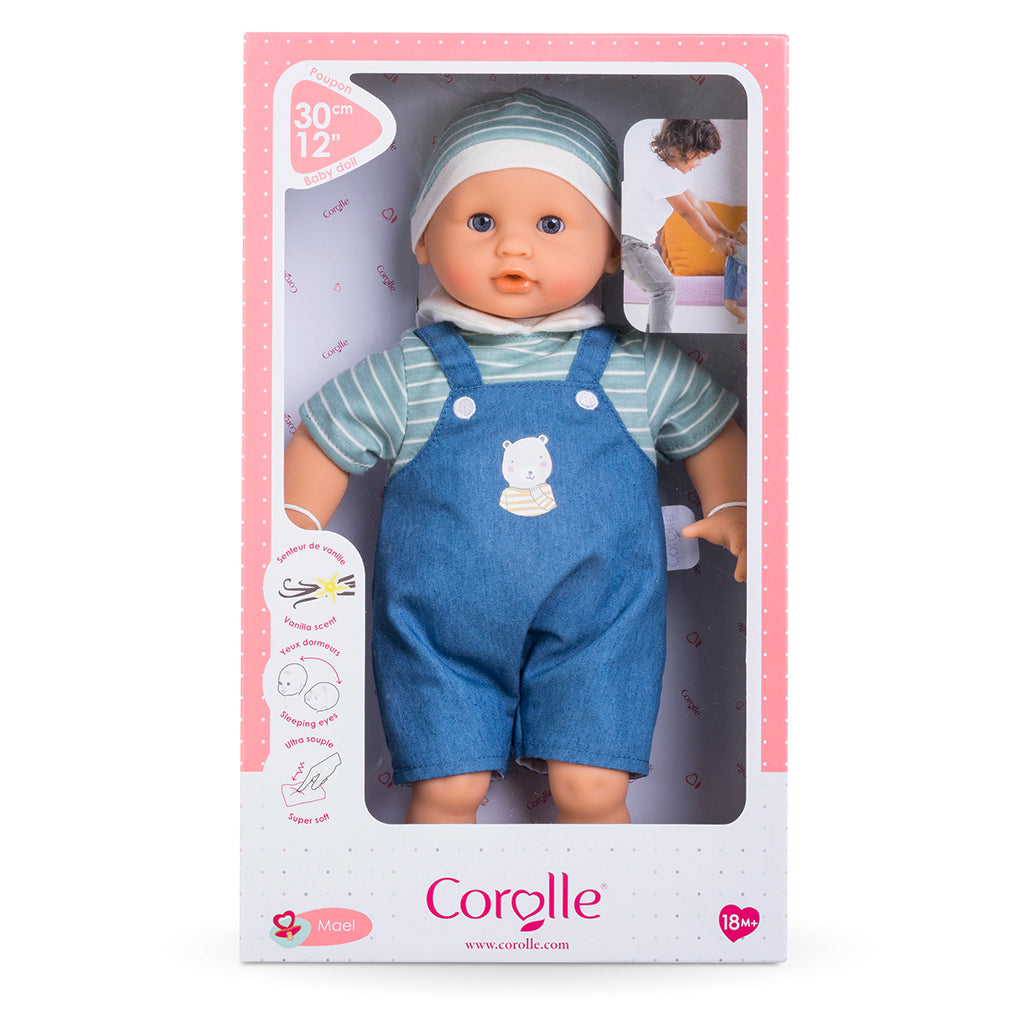 Corolle babydukke Mon Premier 30 cm, drengedukke - Calin Maël m. korte bukser