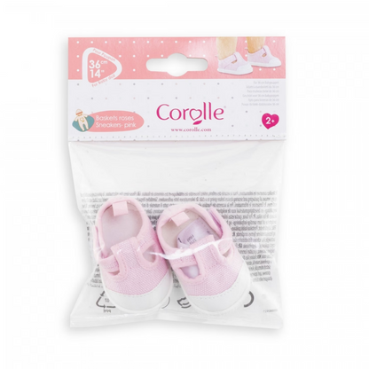 Corolle dukkesko, Mon Grand, sneakers rosa - 36 cm