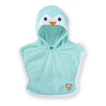 Corolle dukketøj, badeponcho pingvin - 36 cm