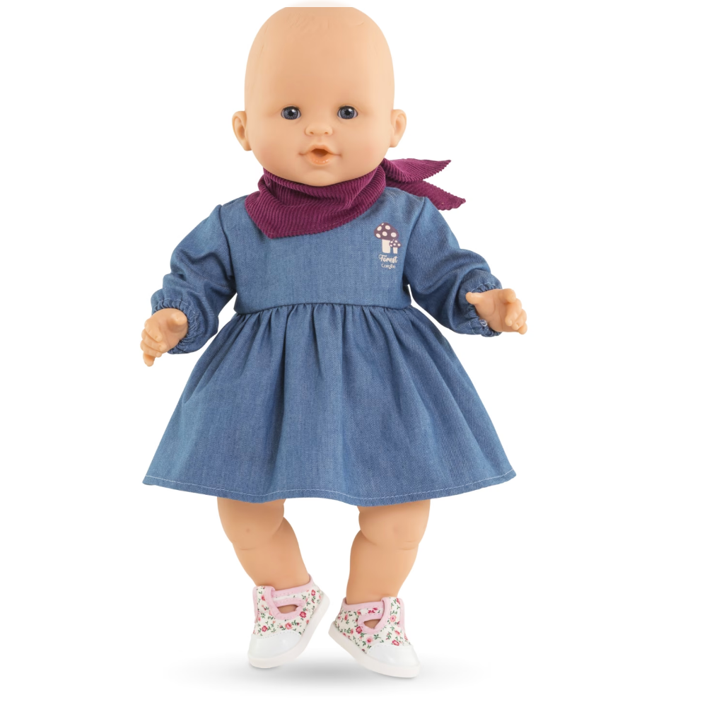 Corolle dukketøj Mon Grand 36 cm, Denimkjole og tørklæde