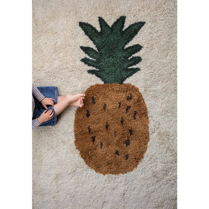 ferm Living gulvteppe i ull, Ananas - Small