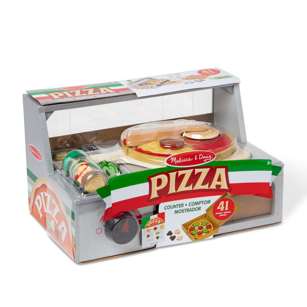 Melissa &amp; Doug Legemad, Bag-selv pizza - 41 dele