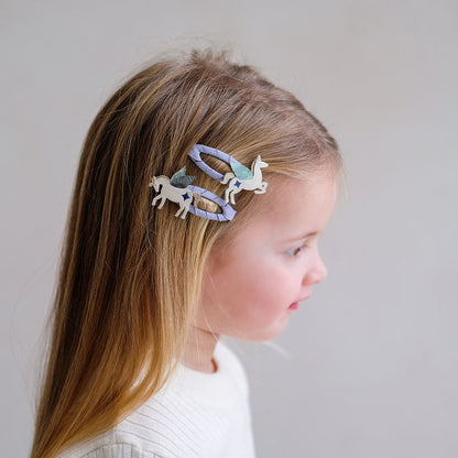 Mimi &amp; Lula 4 hårspænder, My Little Unicorn