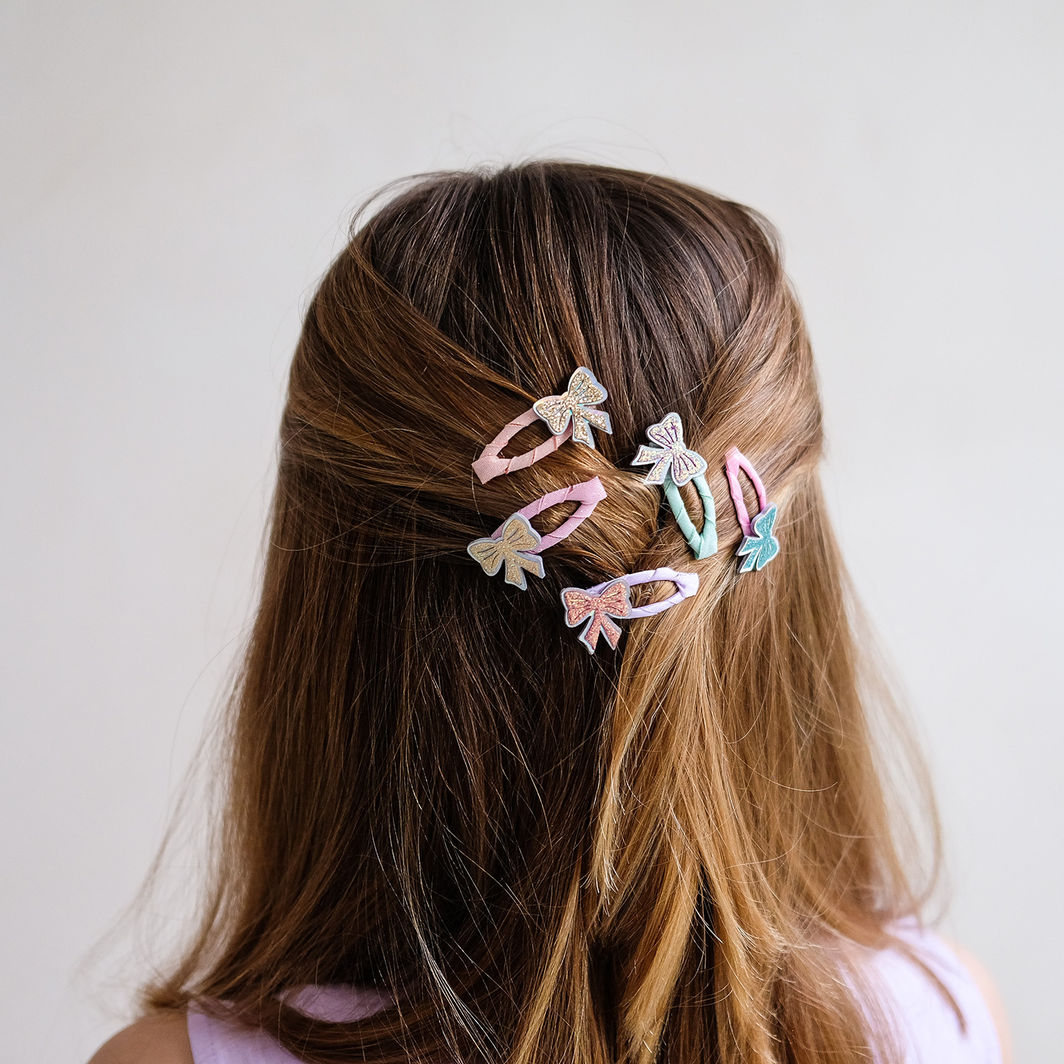 Mimi &amp; Lula 5 hårspænder, Mini Sparkle Bow My Little Unicorn