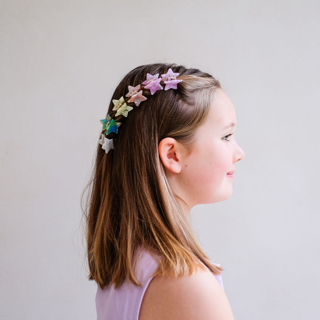 Mimi &amp; Lula 6 hårklemmer, Mini Star My Little Unicorn