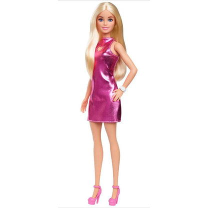 Barbie dukke Fashionistas dukke, pink dress heart cutout