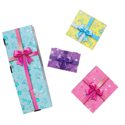 Barbie Party Unboxed dukke m. brunt hår og 10 overraskelser