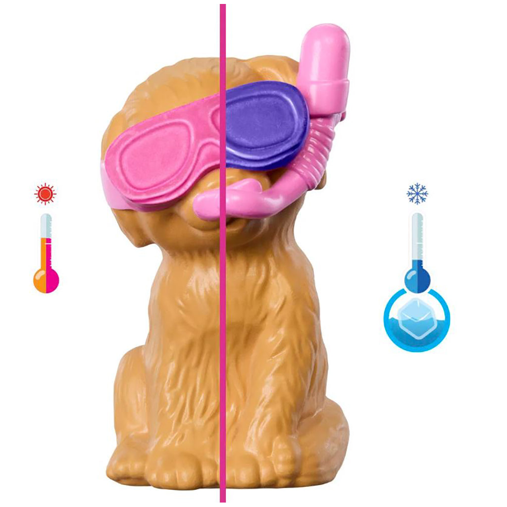 Barbie Puppy Pool Party Aloha Blonde legesæt