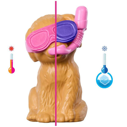 Barbie Puppy Pool Party Aloha Blonde legesæt