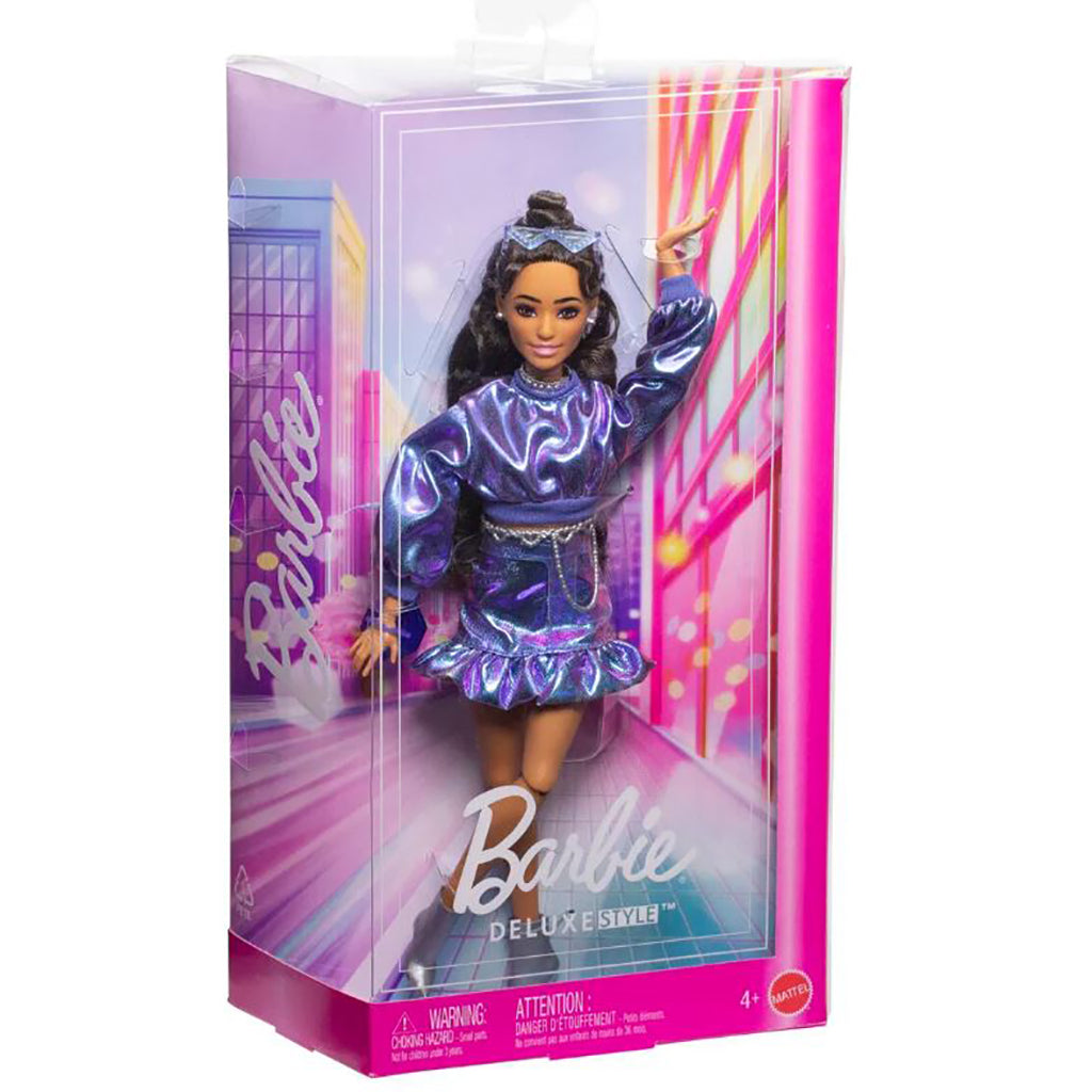 Barbie Deluxe Style Blue Sweater Latina Doll