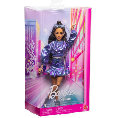 Barbie Deluxe Style Blue Sweater Latina Doll