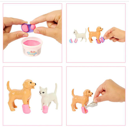 Barbie Dyrlæge i veterinærklinik inkl dyr