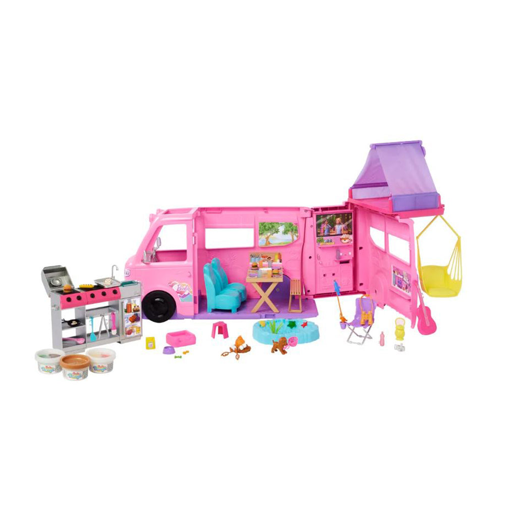 Barbie Dream Camper, Autocamper sæt m 60 dele