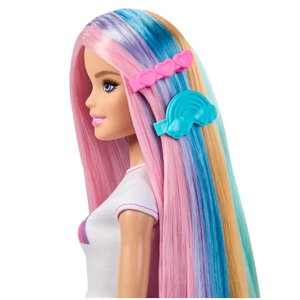 Barbie Rainbow Sparkle Hair dukke