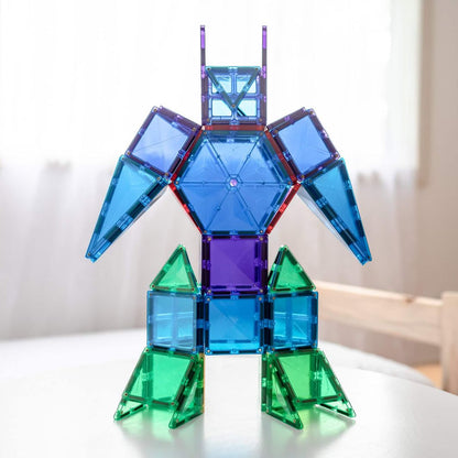 Connetix Mega Pack, Magnetisk byggesæt m. 212 dele - Rainbow