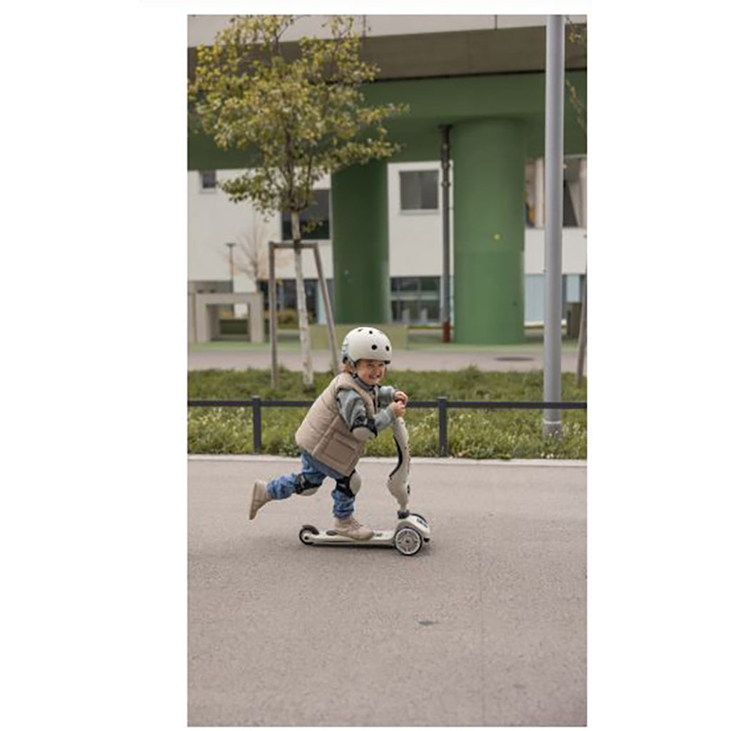 Scoot &amp; Ride Beskyttelsesudstyr til løbehjul, Ash - Str. XXS-S