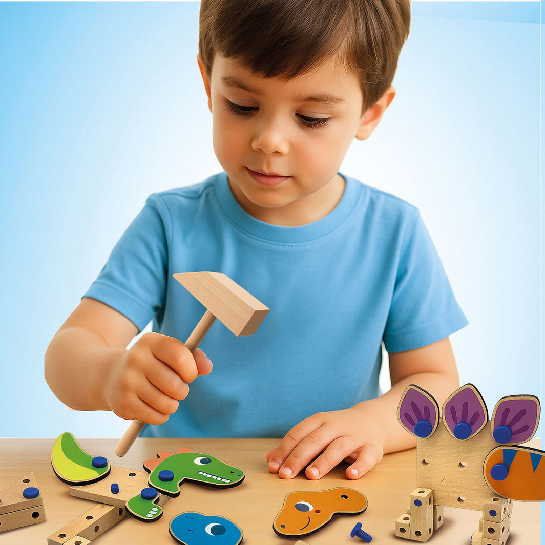 SES Creative Brix Junior, byggelegetøj - Dinosaurer